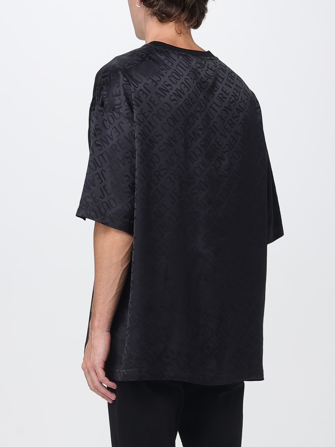 VERSACE JEANS COUTURE T-SHIRT: T-shirt men Versace Jeans Couture, Black - Img 2