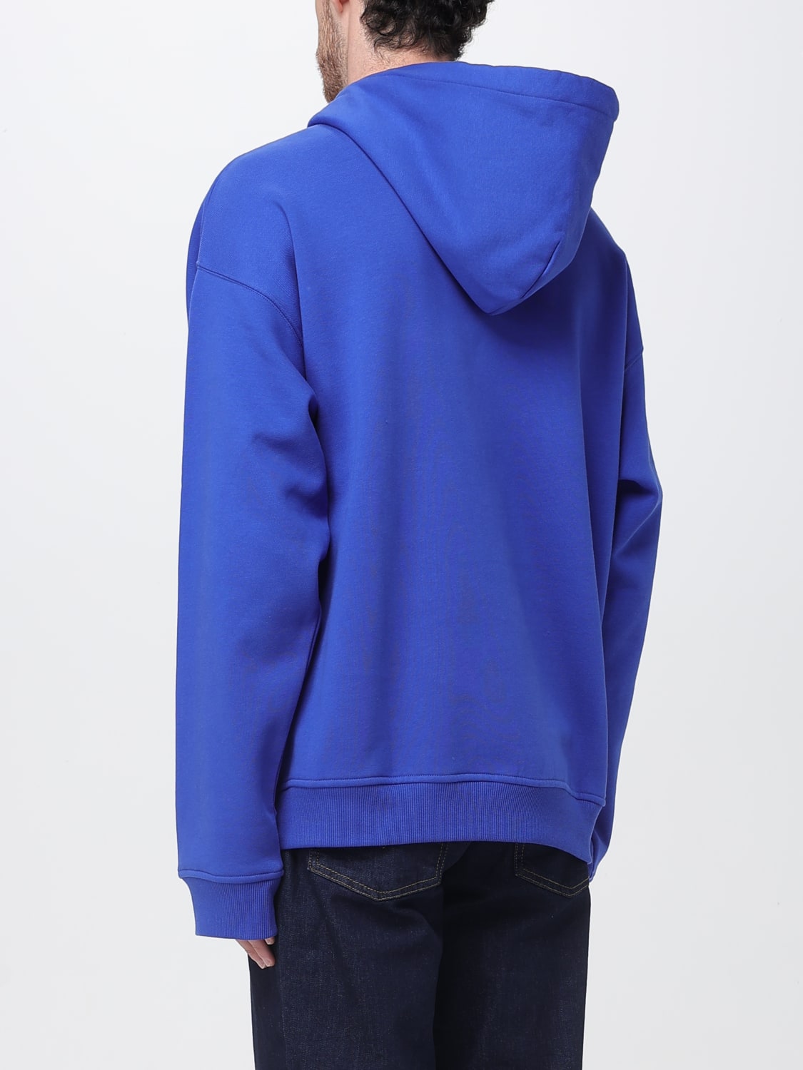 VERSACE JEANS COUTURE SWEATSHIRT: Sweater men Versace Jeans Couture, Blue - Img 2