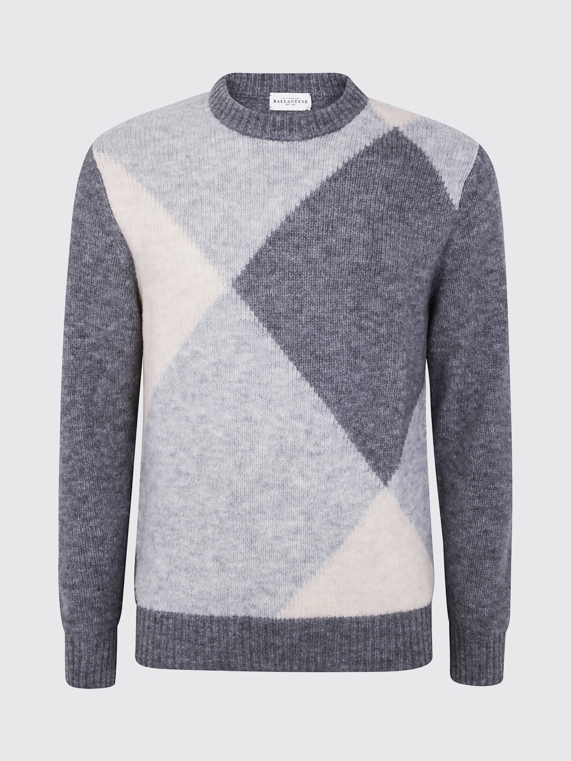 BALLANTYNE SWEATER: Sweater men Ballantyne, Grey - Img 1