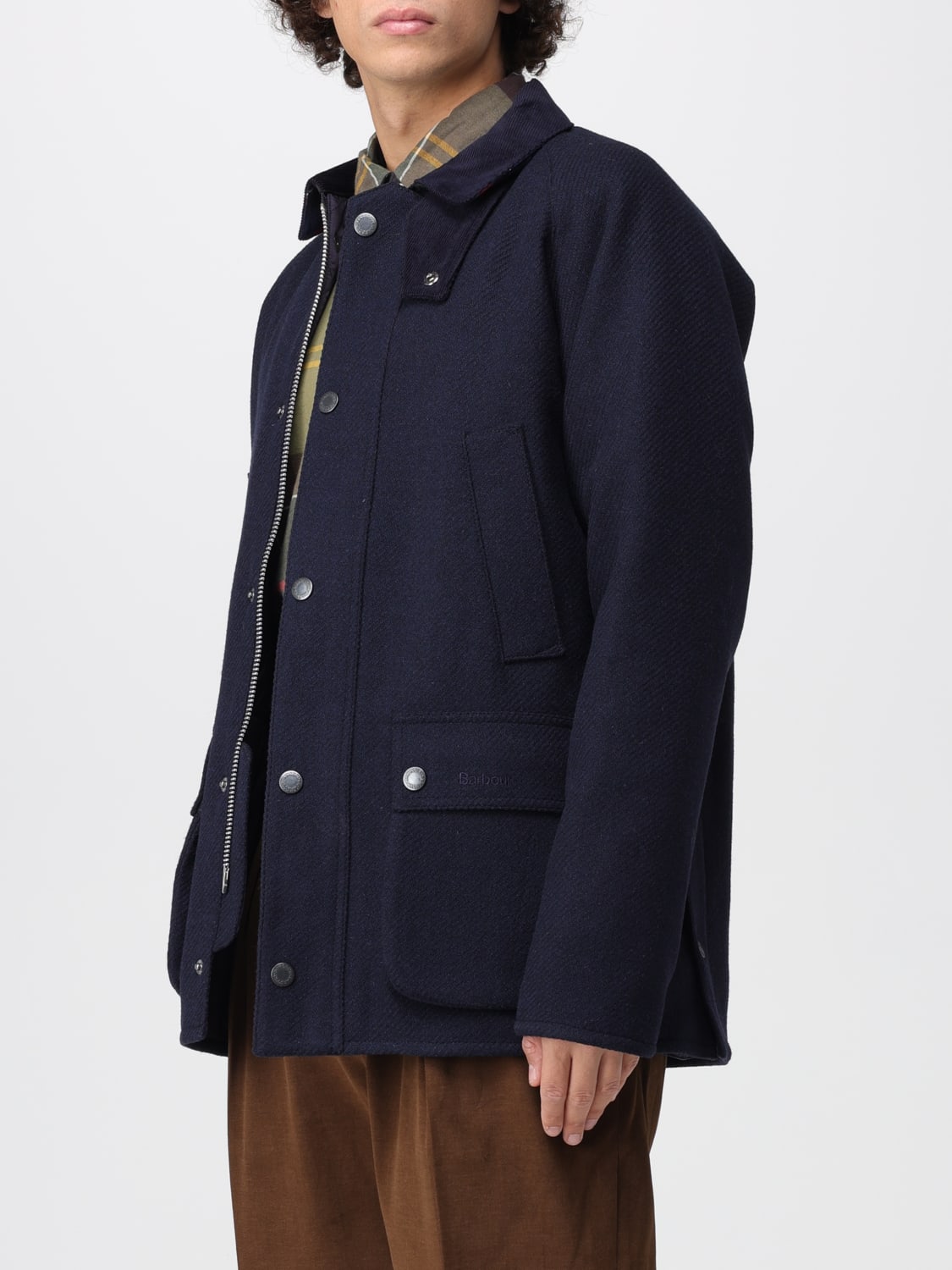 BARBOUR COAT: Jacket men Barbour, Blue - Img 3
