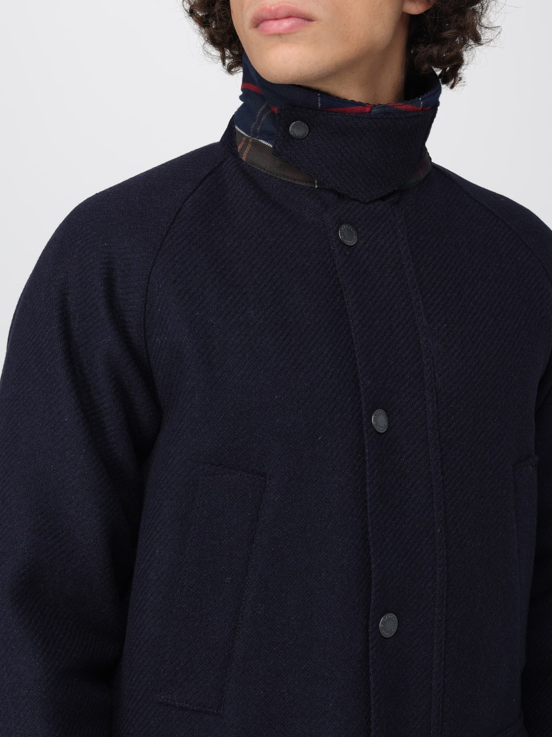 BARBOUR COAT: Jacket men Barbour, Blue - Img 4