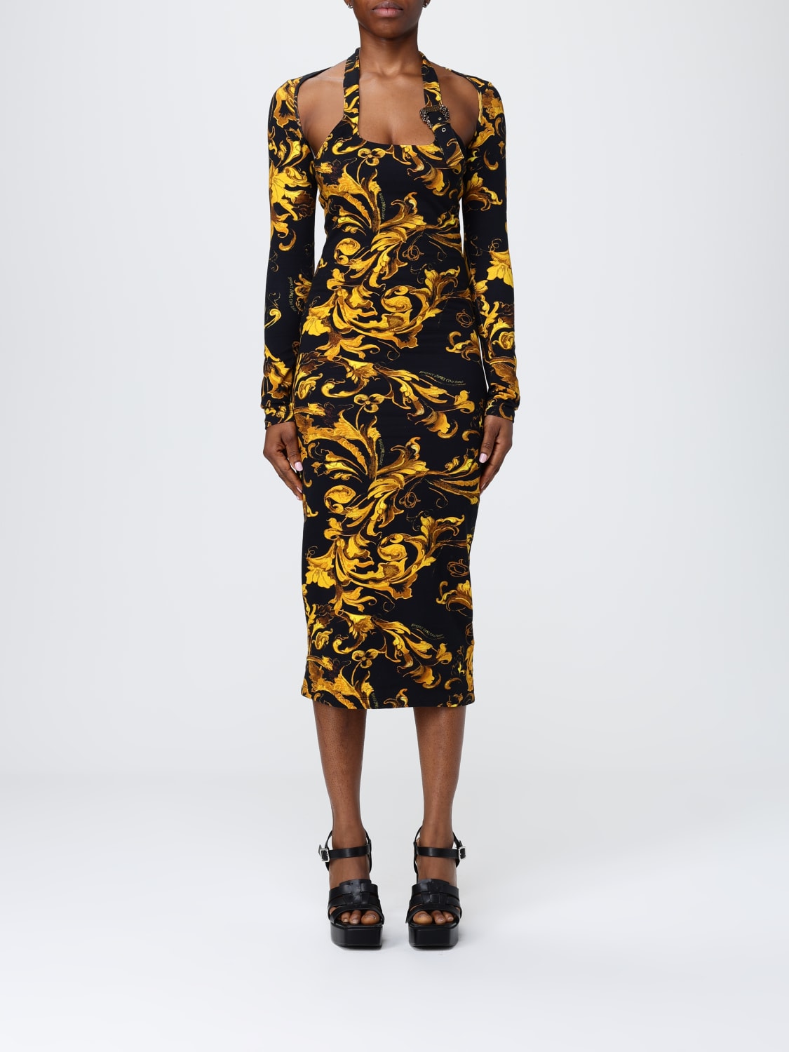 VERSACE JEANS COUTURE DRESS: Dress woman Versace Jeans Couture, Black - Img 1