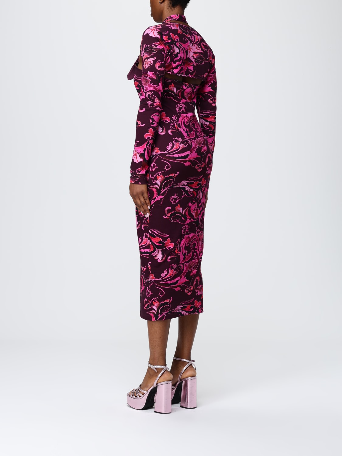 VERSACE JEANS COUTURE DRESS: Dress woman Versace Jeans Couture, Violet - Img 2