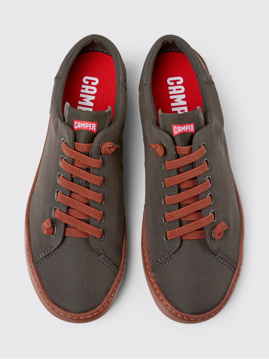 CAMPER SNEAKERS: Sneakers Peu Touring Camper in PET riciclato , Grigio - Img 4