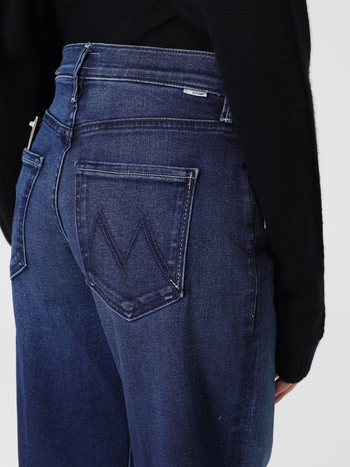 MOTHER 청바지: 청바지 여성 Mother, 블루 - Img 3