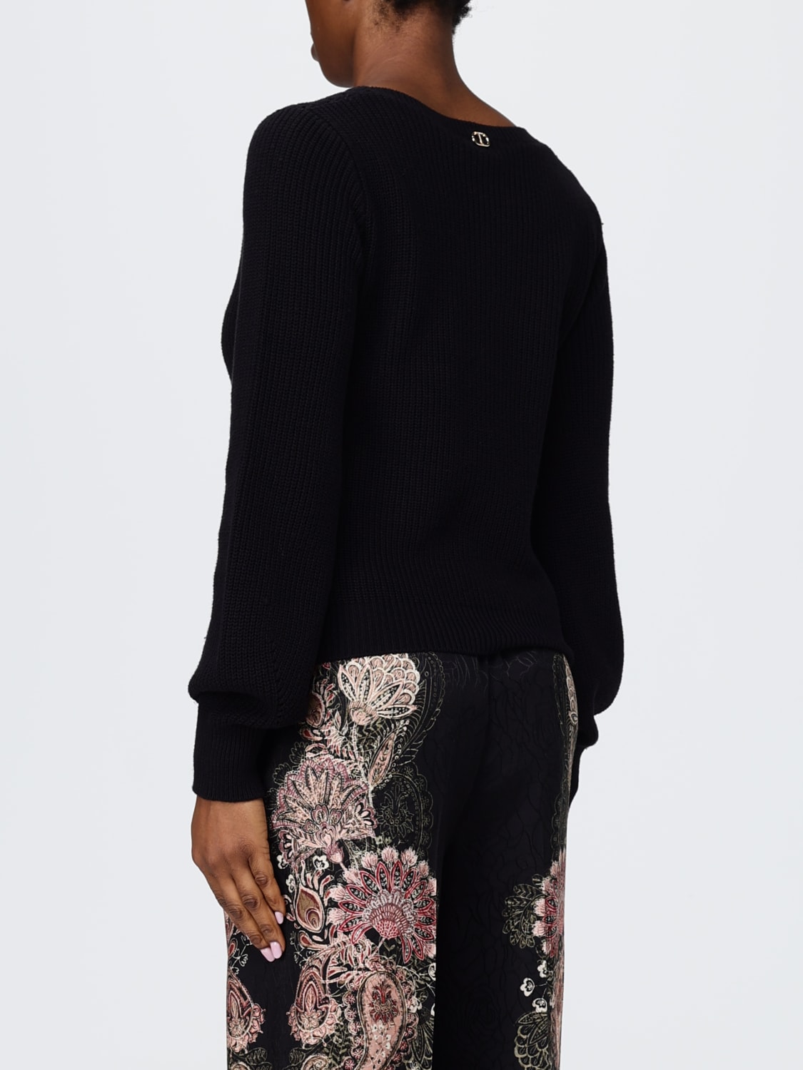 TWINSET SWEATER: Sweater woman Twinset, Black - Img 2