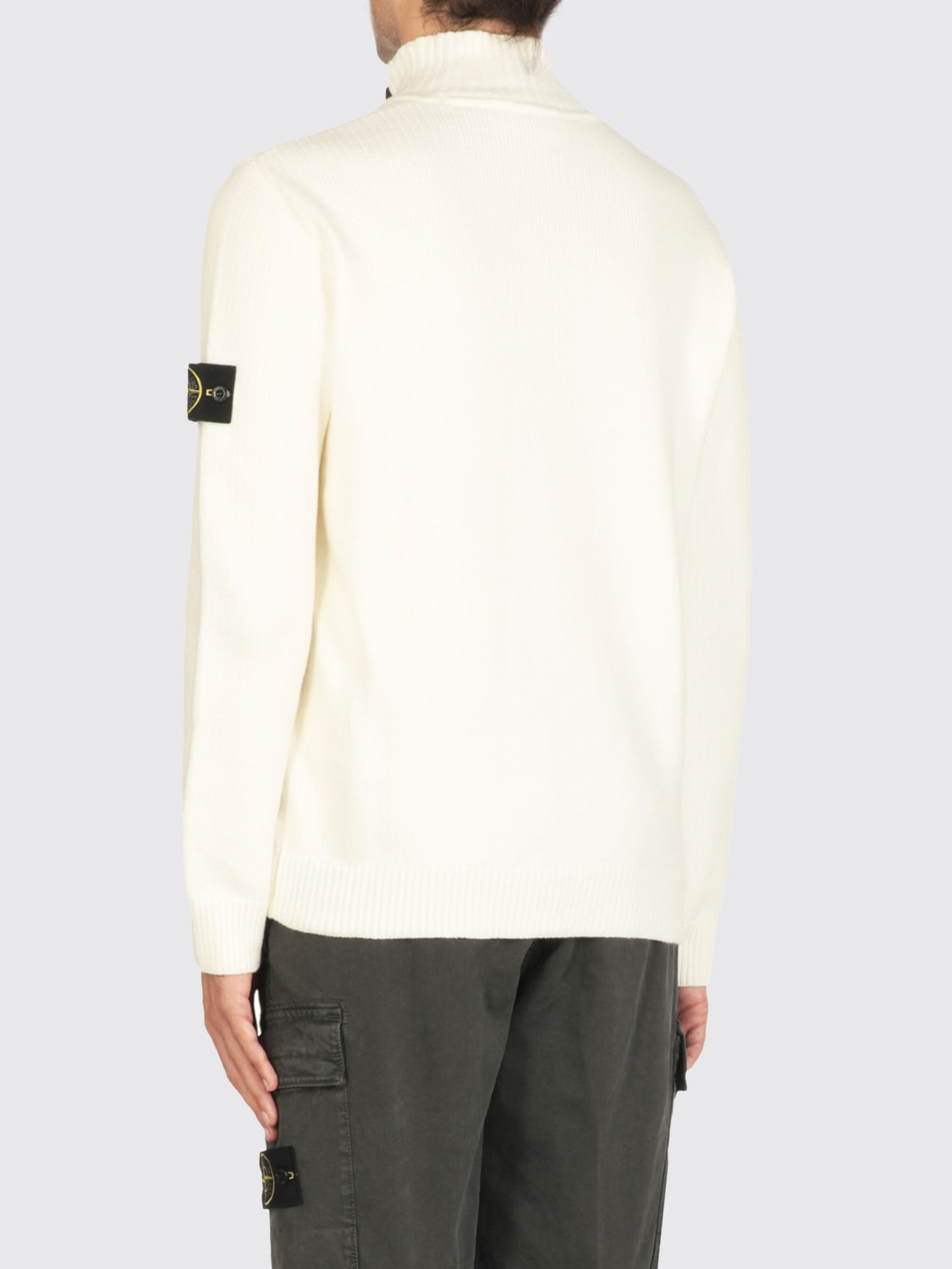 STONE ISLAND PULLOVER: Pullover herren Stone Island, Ivory - Img 3