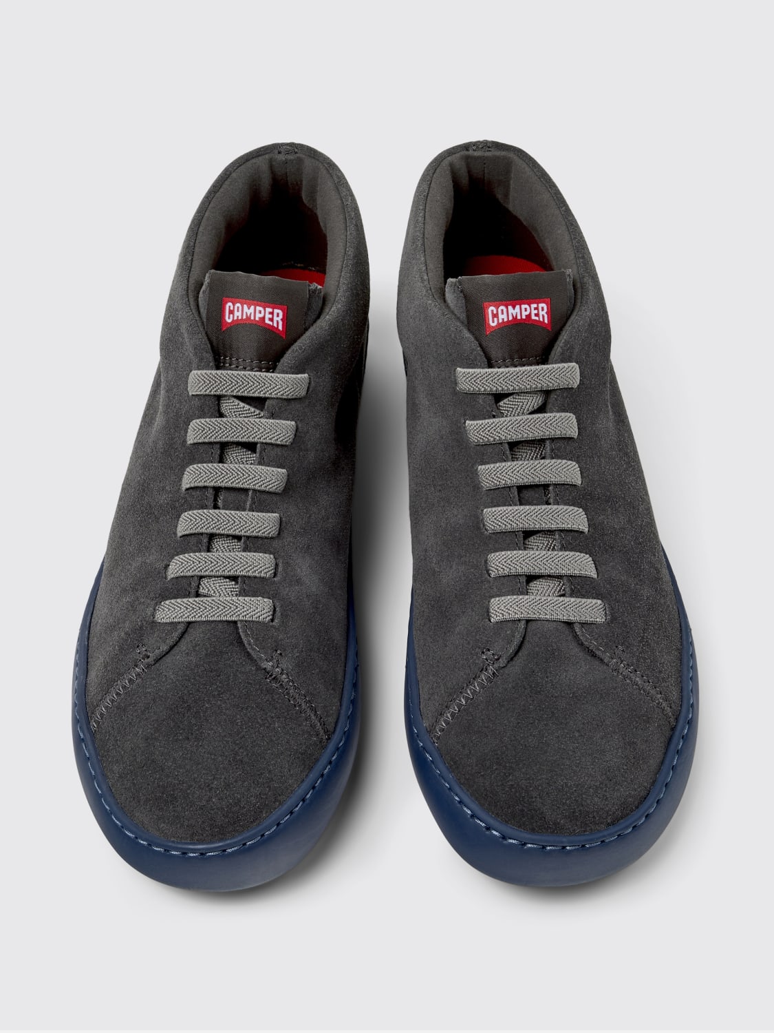 CAMPER SNEAKERS: Sneakers Peu Touring Camper in camoscio , Grigio - Img 4
