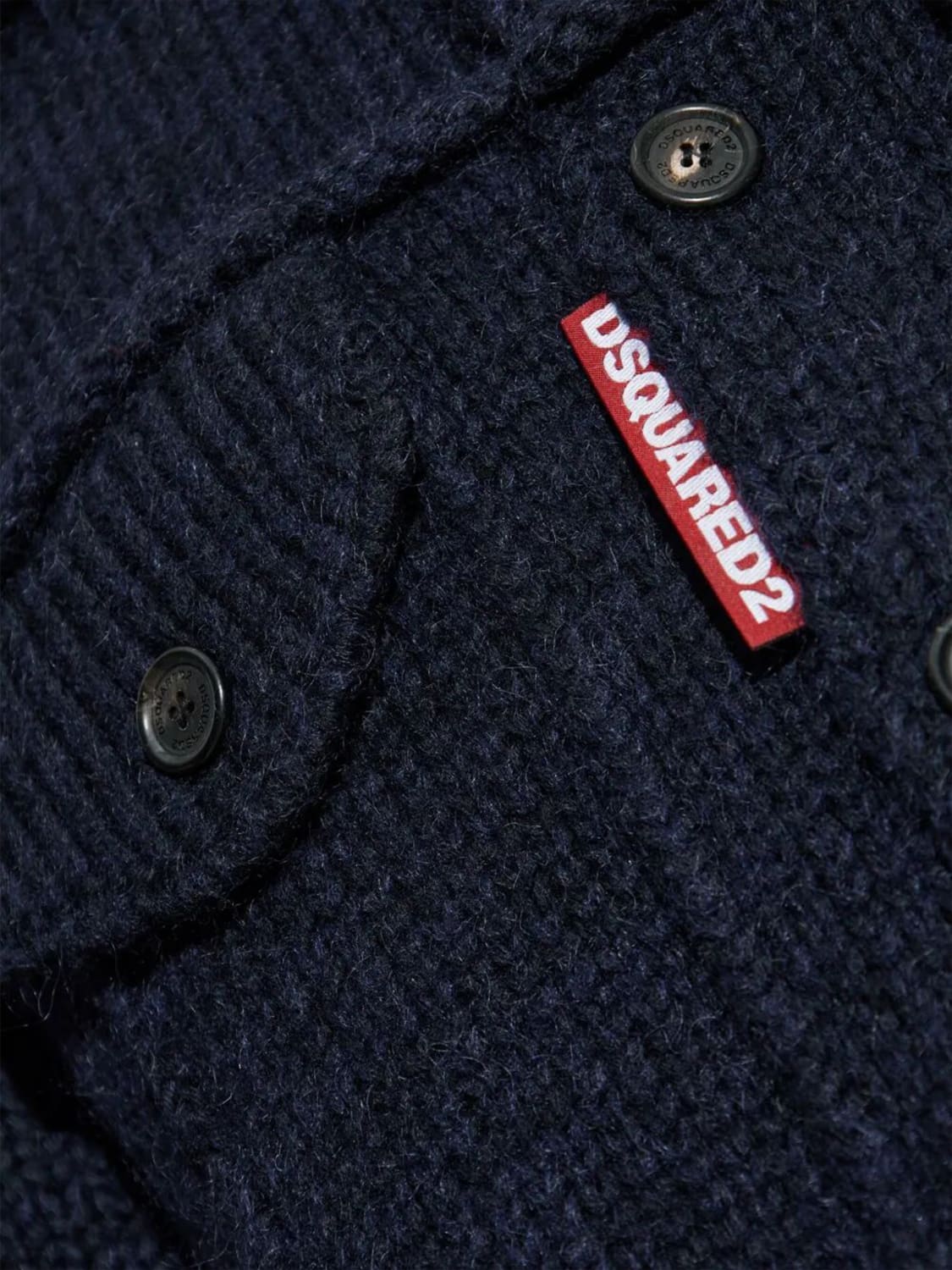 DSQUARED2 SWEATER: Jacket men Dsquared2, Navy - Img 3