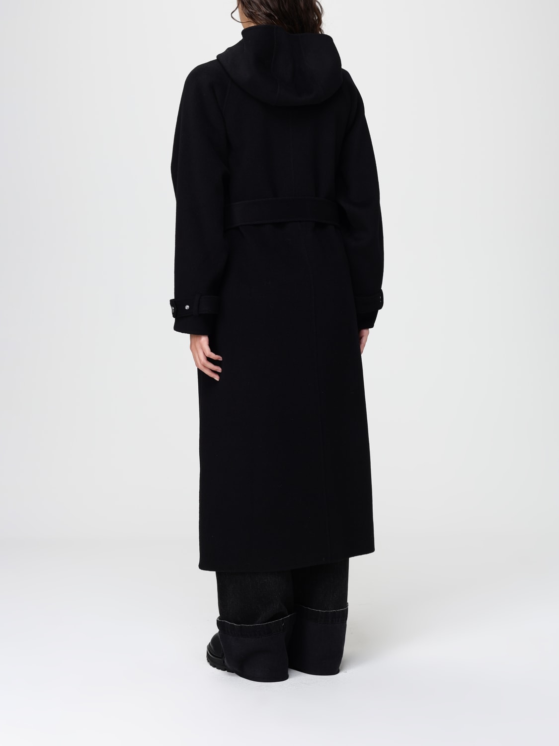 PINKO COAT: Trench coat woman Pinko, Black - Img 2