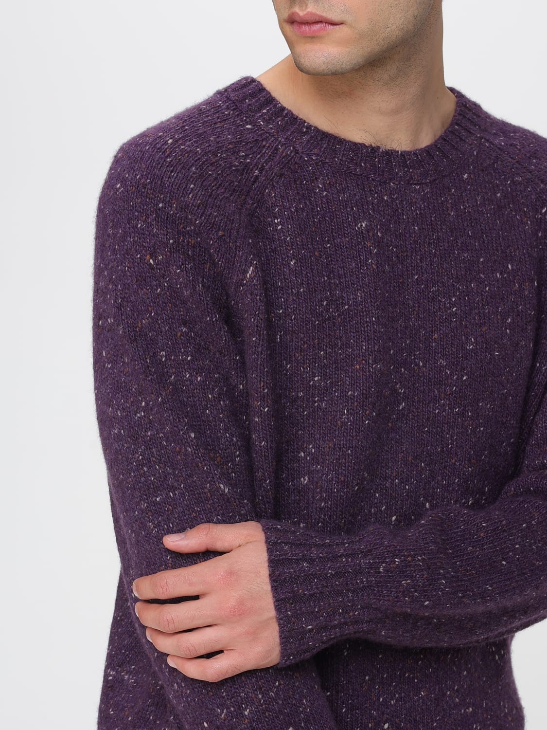 BRUNELLO CUCINELLI SWEATER: Sweater men Brunello Cucinelli, Violet - Img 5