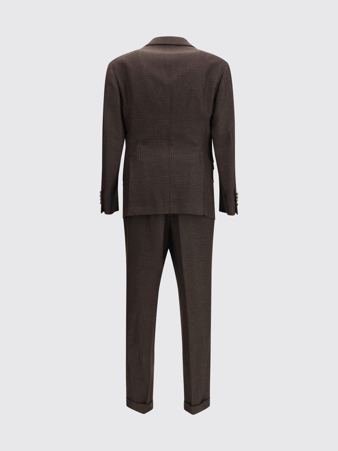 BRUNELLO CUCINELLI TRAJE: Traje hombre Brunello Cucinelli, Marrón Oscuro - Img 2