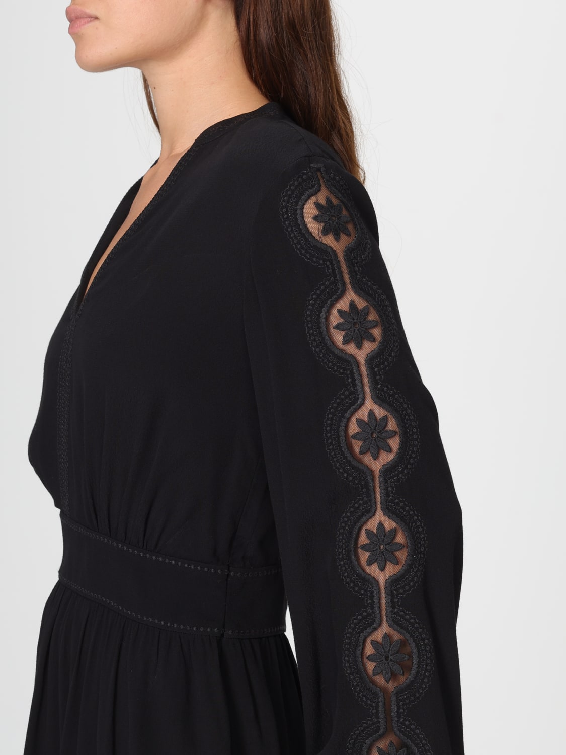 TWINSET KLEID: Kleider damen Twinset, Schwarz - Img 3