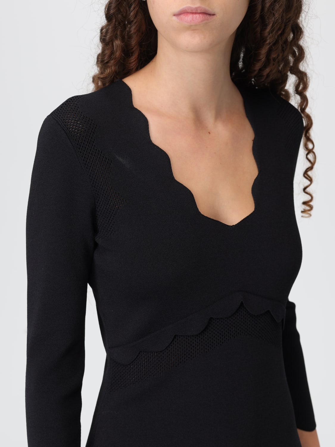 TWINSET DRESS: Dress woman Twinset, Black - Img 3