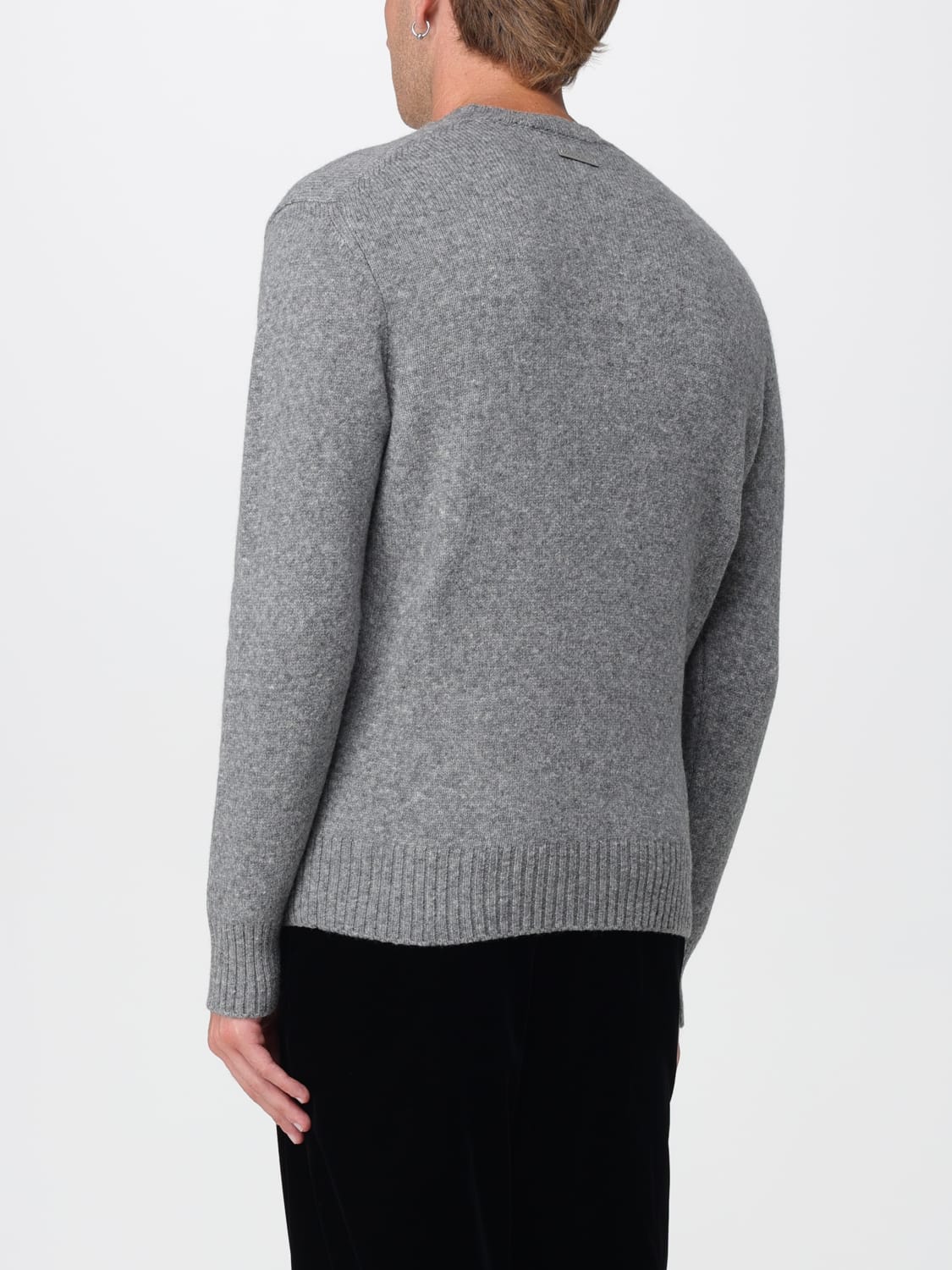 DOLCE & GABBANA SWEATER: Sweater men Dolce & Gabbana, Grey - Img 3