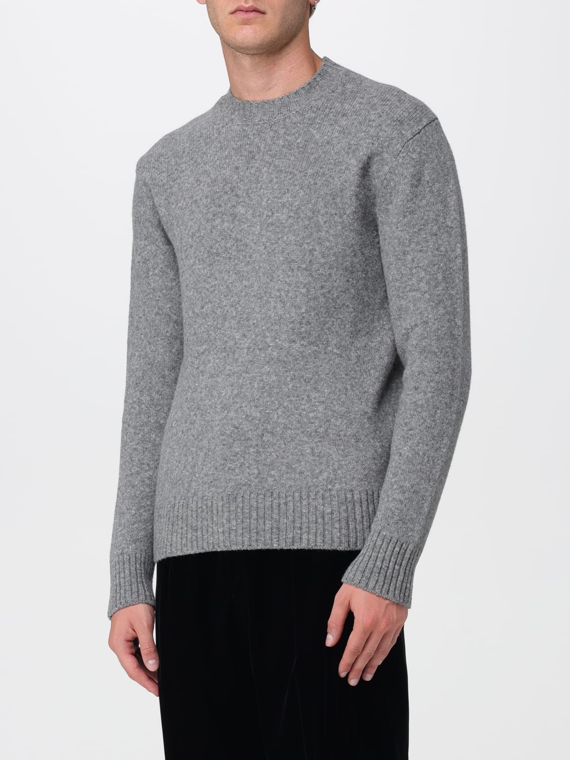 DOLCE & GABBANA SWEATER: Sweater men Dolce & Gabbana, Grey - Img 4