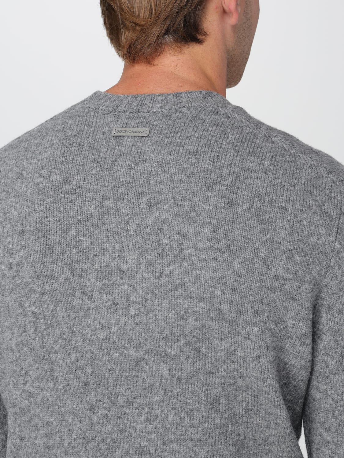 DOLCE & GABBANA SWEATER: Sweater men Dolce & Gabbana, Grey - Img 5