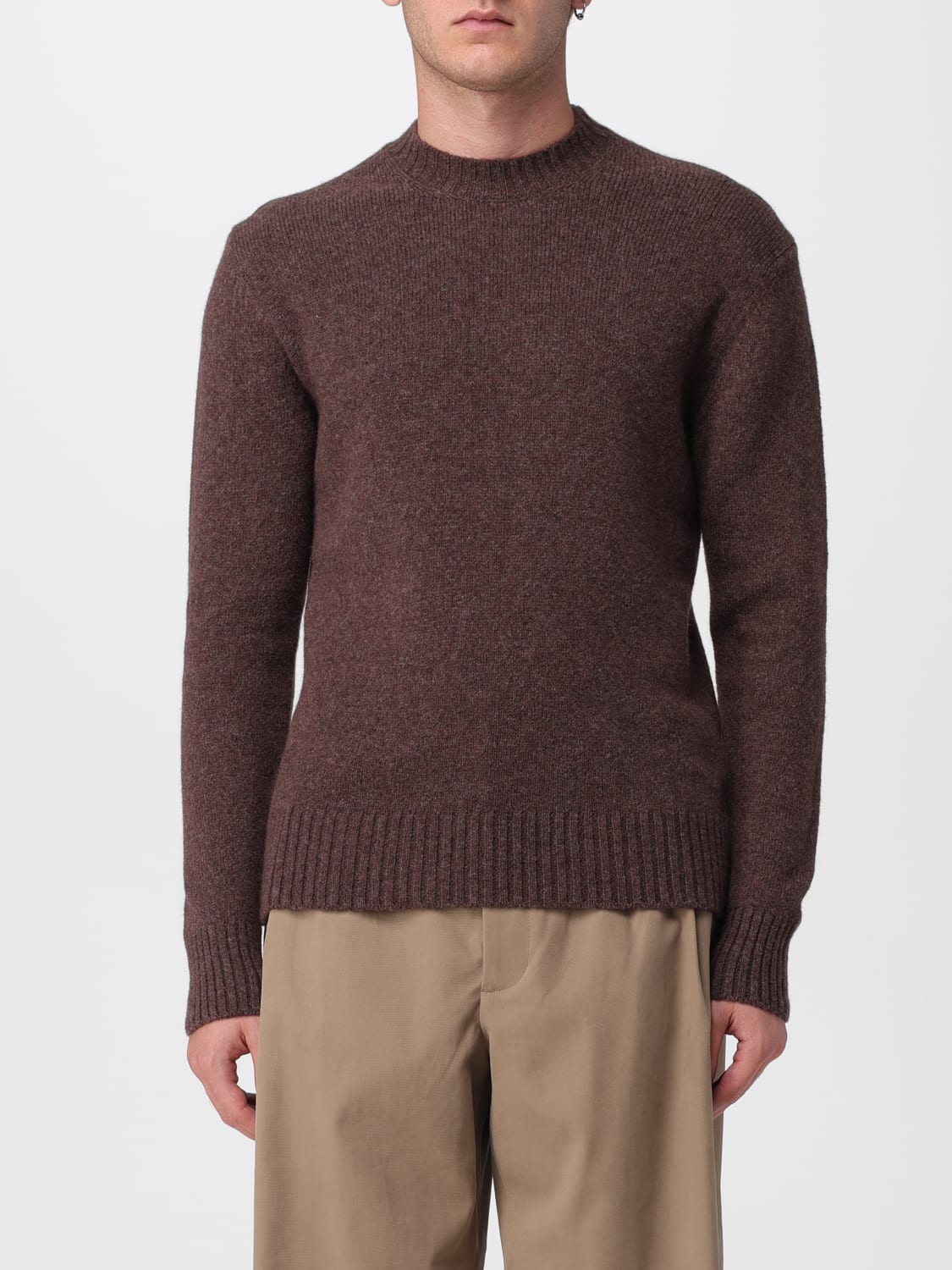 DOLCE & GABBANA SWEATER: Sweater men Dolce & Gabbana, Brown - Img 1