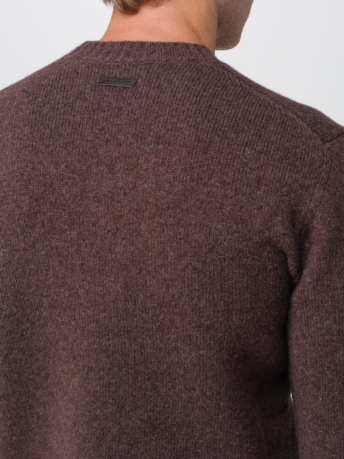 DOLCE & GABBANA SWEATER: Sweater men Dolce & Gabbana, Brown - Img 5