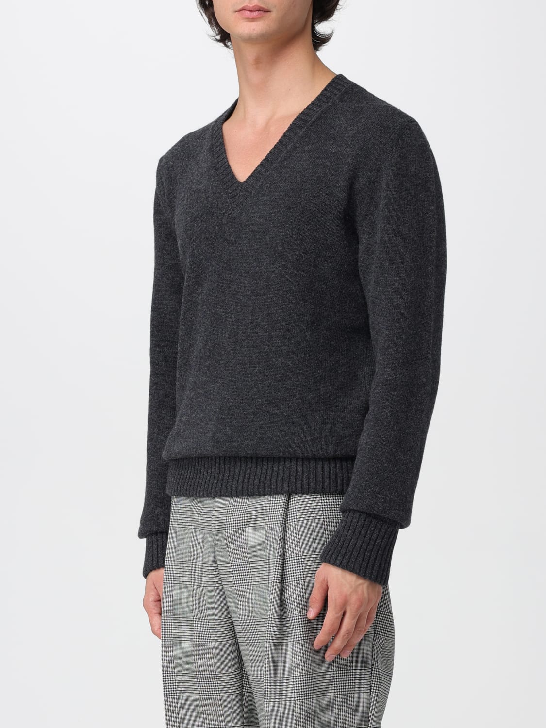 DOLCE & GABBANA SWEATER: Sweater men Dolce & Gabbana, Charcoal - Img 4