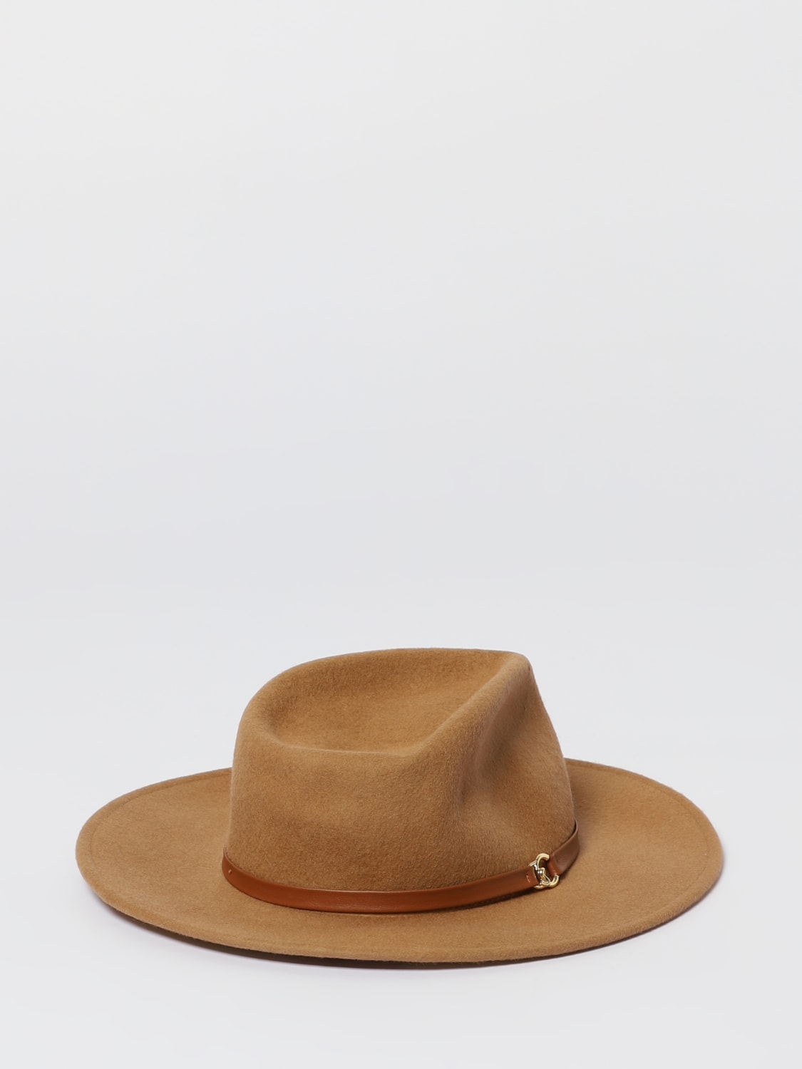 COCCINELLE HAT: Hat woman Coccinelle, Brown - Img 2