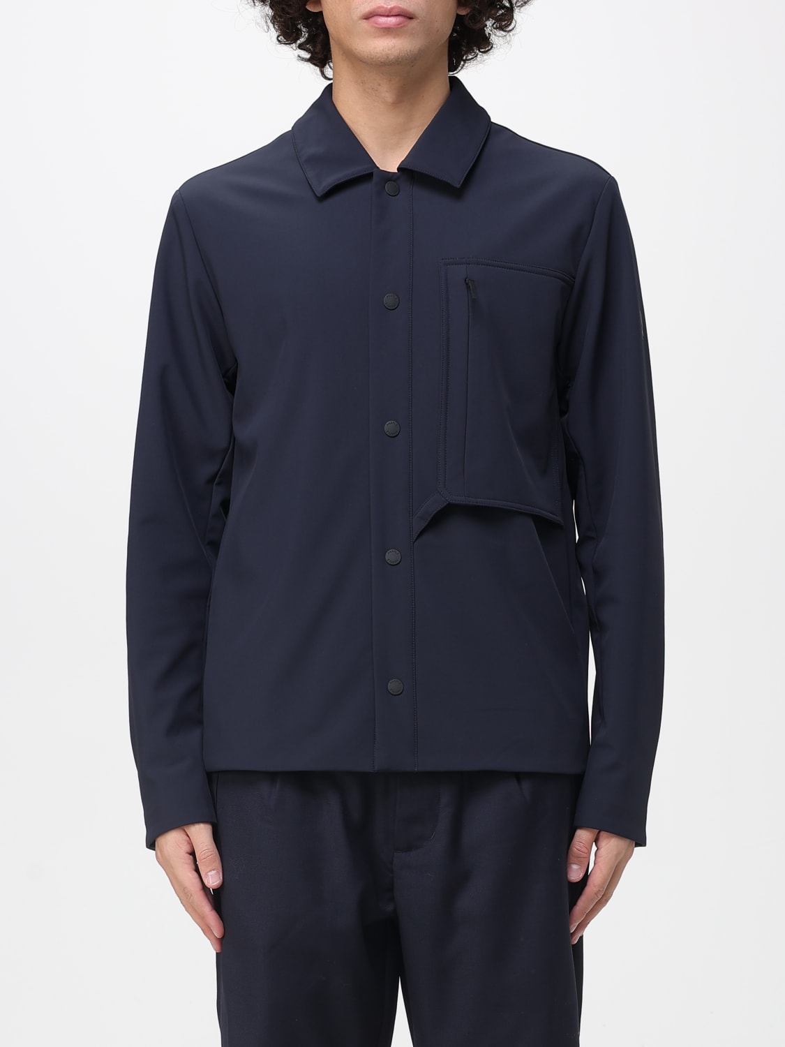 PEOPLE OF SHIBUYA CHAQUETA: Camisa hombre People Of Shibuya, Azul Oscuro - Img 1