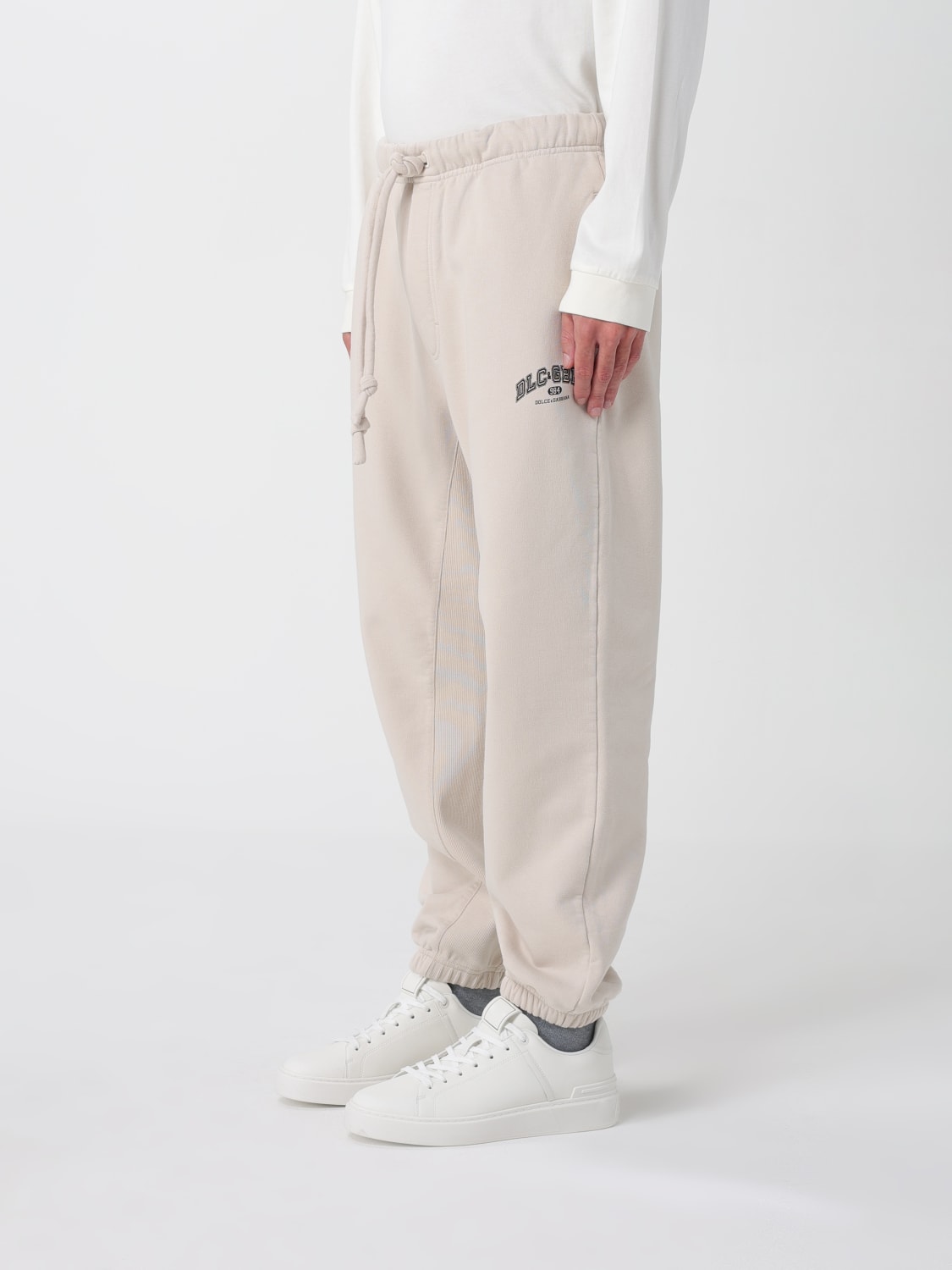 DOLCE & GABBANA PANTS: Pants men Dolce & Gabbana, Beige - Img 4