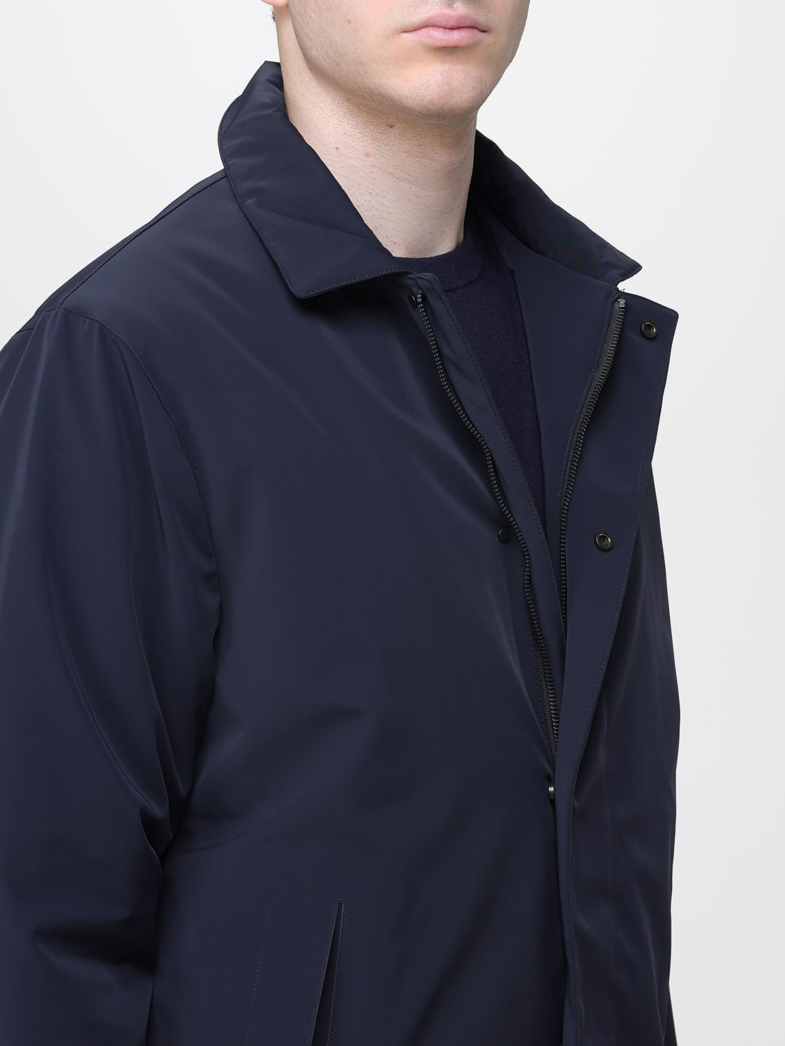 PEOPLE OF SHIBUYA ABRIGO: Americana hombre People Of Shibuya, Azul Oscuro - Img 4