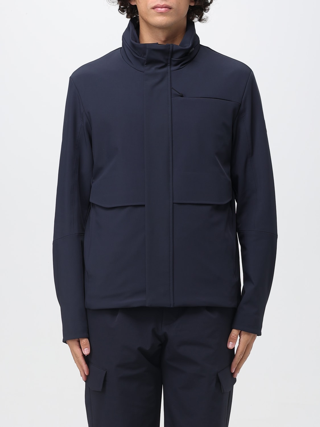 PEOPLE OF SHIBUYA 外套: 西服外套 男士 People Of Shibuya, 蓝色 - Img 1