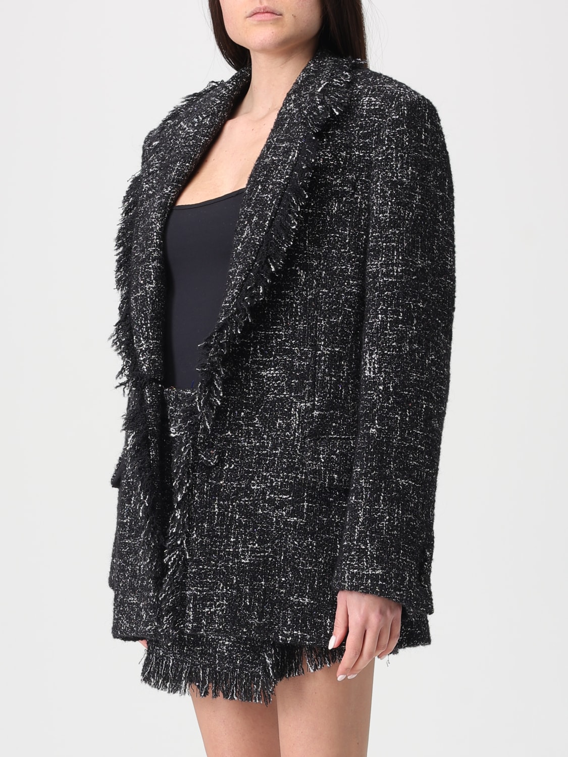 MSGM JACKET: Jacket woman MSGM, Black - Img 4