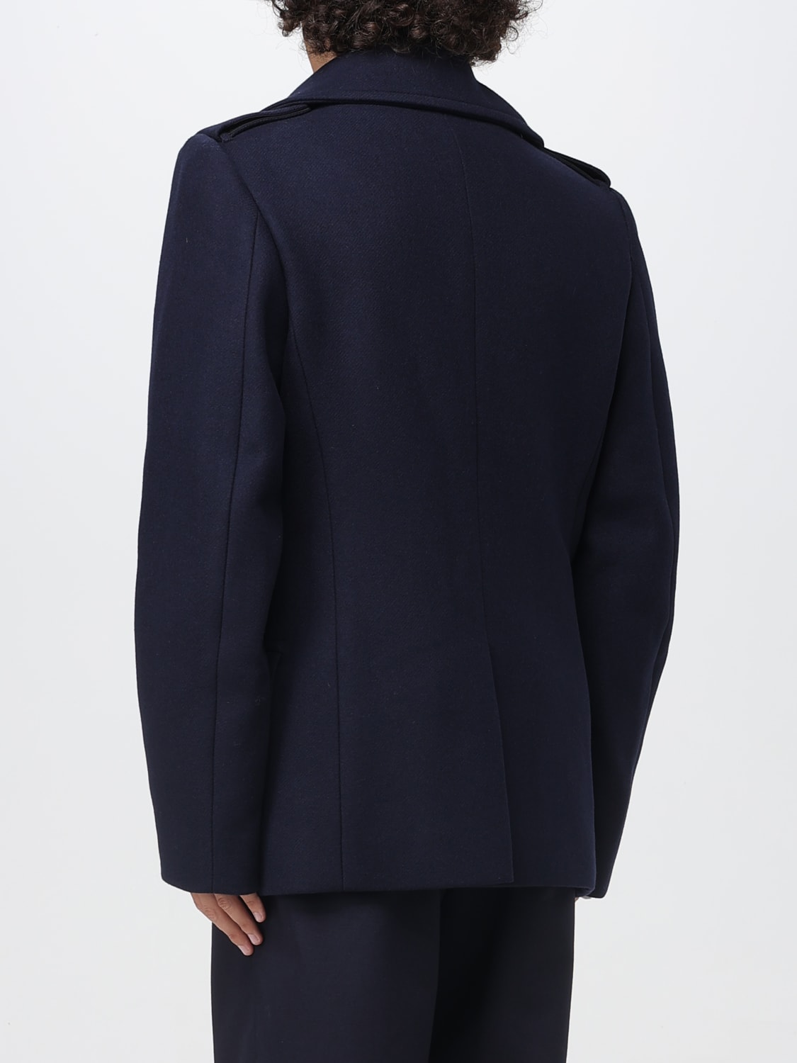 DRIES VAN NOTEN COAT: Coat men Dries Van Noten, Blue - Img 3