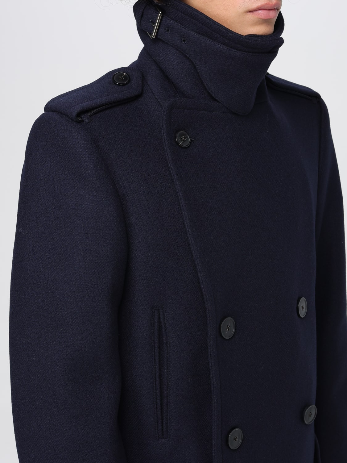 DRIES VAN NOTEN COAT: Coat men Dries Van Noten, Blue - Img 5