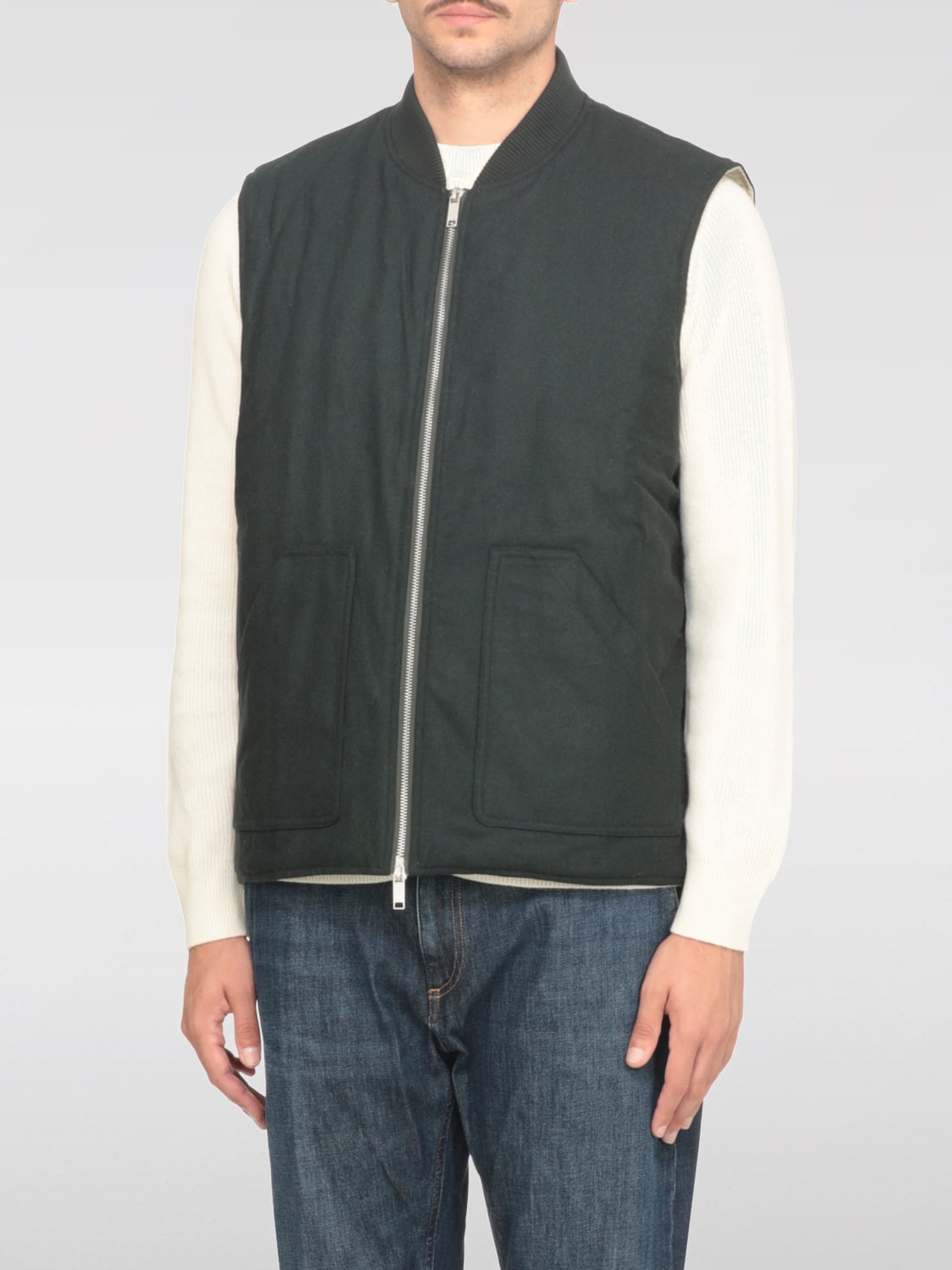 AUTRY SUIT VEST: Jacket men Autry, Green - Img 1