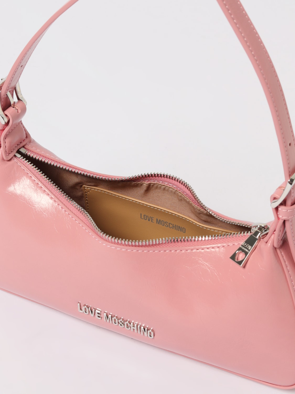 LOVE MOSCHINO SHOULDER BAG: Shoulder bag woman Love Moschino, Pink - Img 3