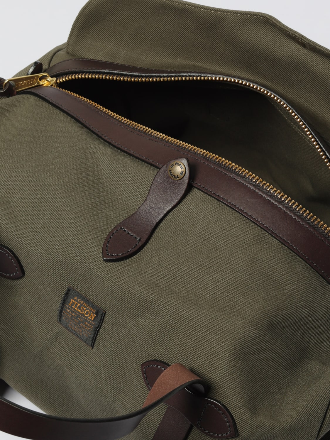 FILSON 旅行包: 手袋 男士 Filson, 绿色 - Img 4