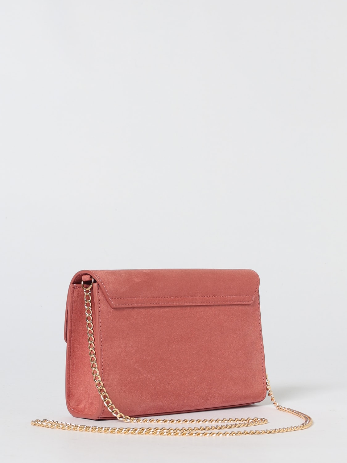 LOVE MOSCHINO BORSA A TRACOLLA: Borsa a tracolla in pelle sintetica Love Moschino, Rosa - Img 2