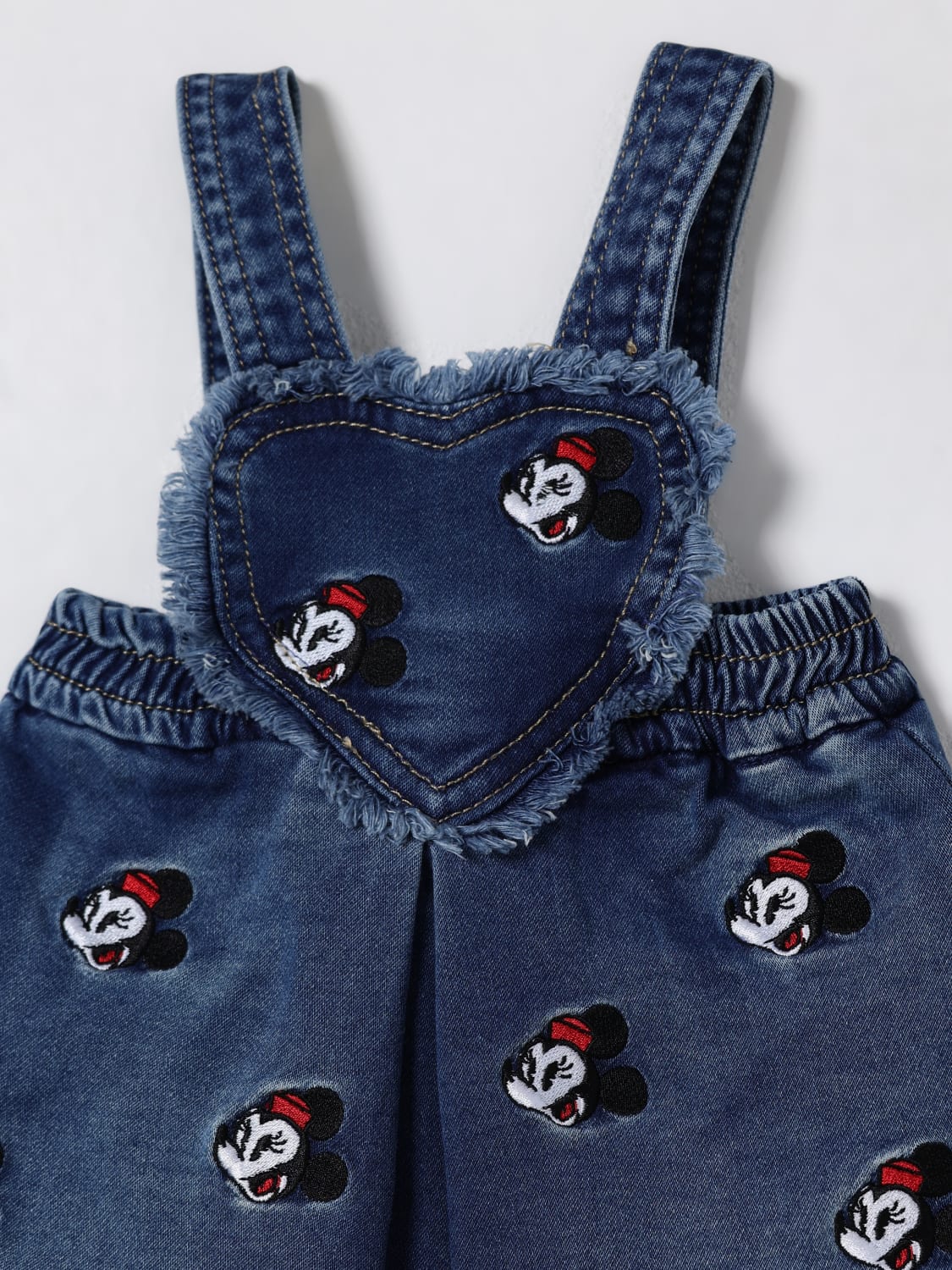 MONNALISA MONO: Pelele niños Monnalisa, Denim - Img 3