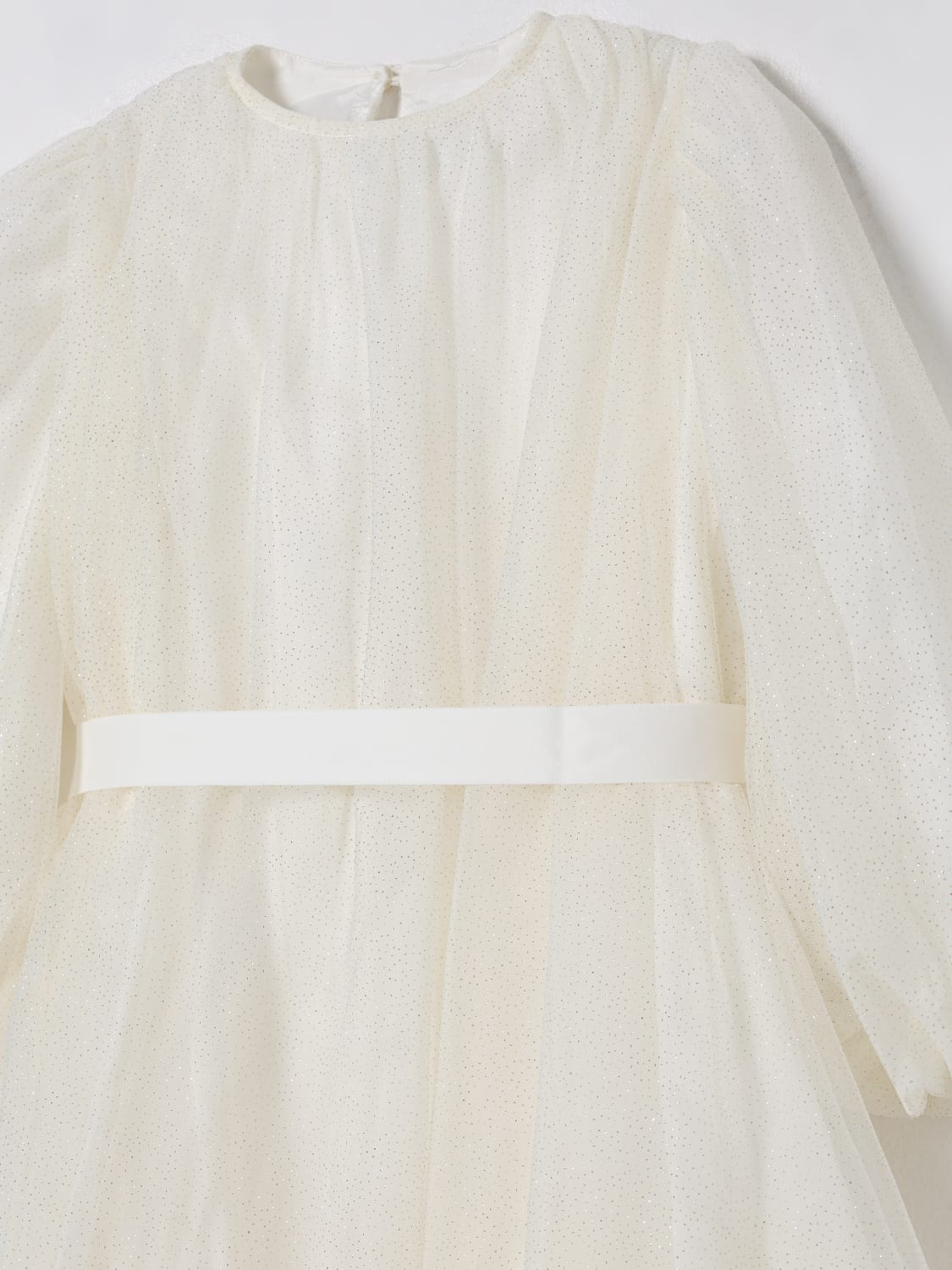 IL GUFO DRESS: Il Gufo girls' dress, White - Img 3