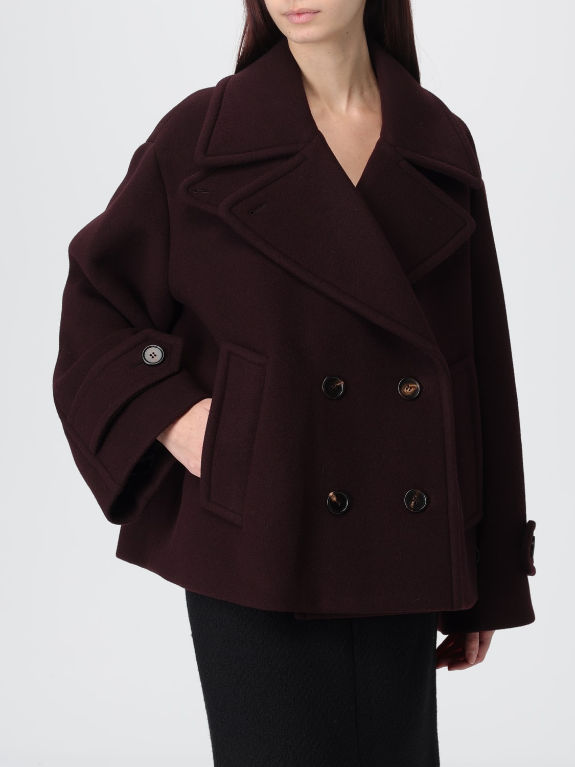 CHLOÉ COAT: Coat woman ChloÉ, Violet - Img 5