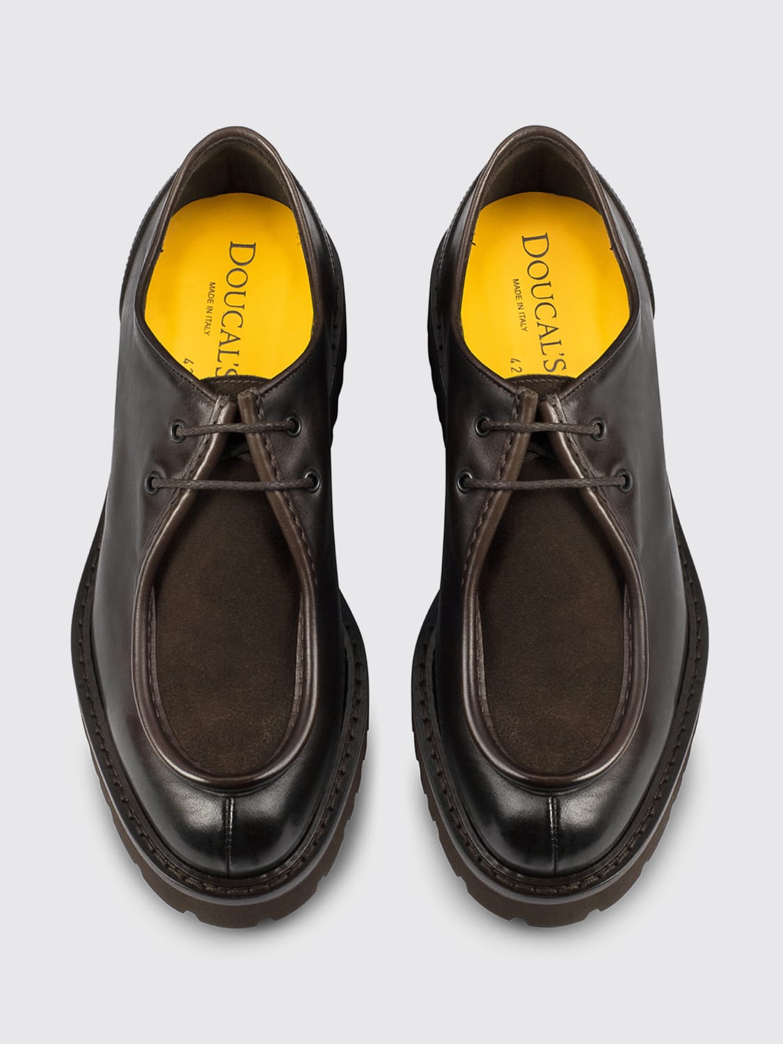 DOUCAL'S BROGUE SHOES: Brogue shoes men Doucal's, Earth - Img 3