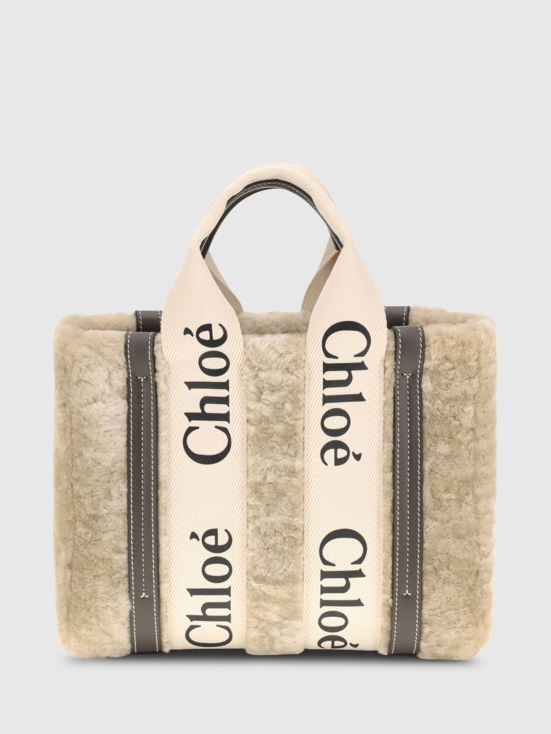 CHLOÉ HANDBAG: Shoulder bag woman ChloÉ, Beige - Img 1