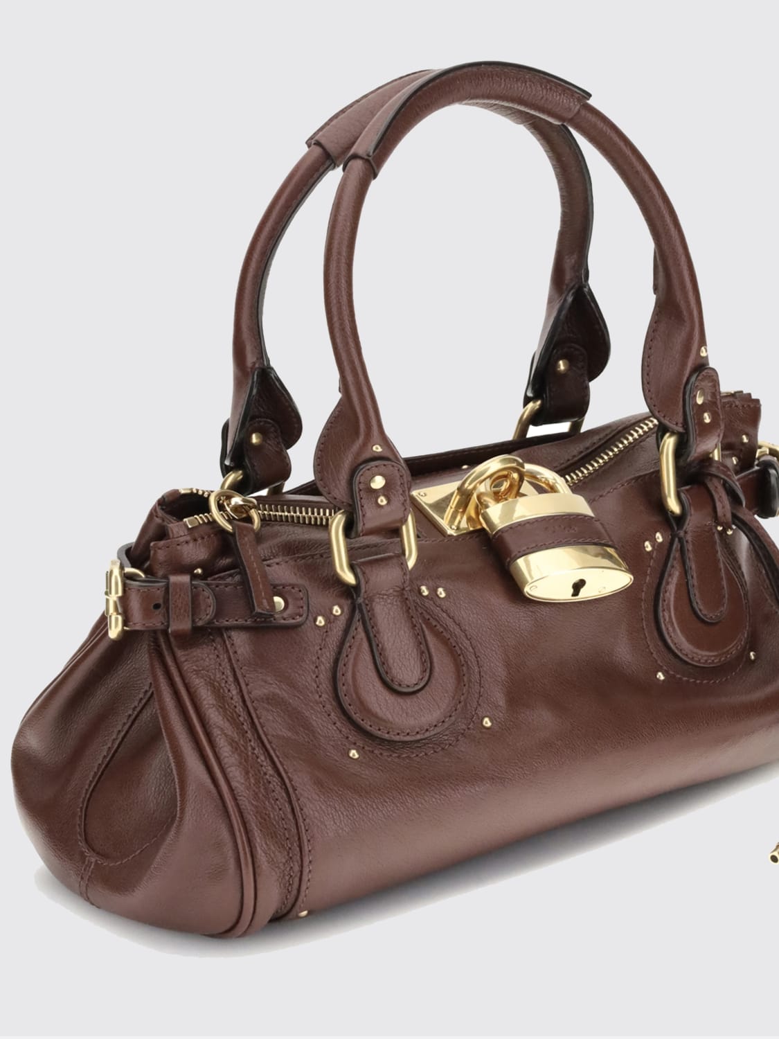 CHLOÉ SAC PORTÉ ÉPAULE: Sac porté épaule femme ChloÉ, Brun - Img 2