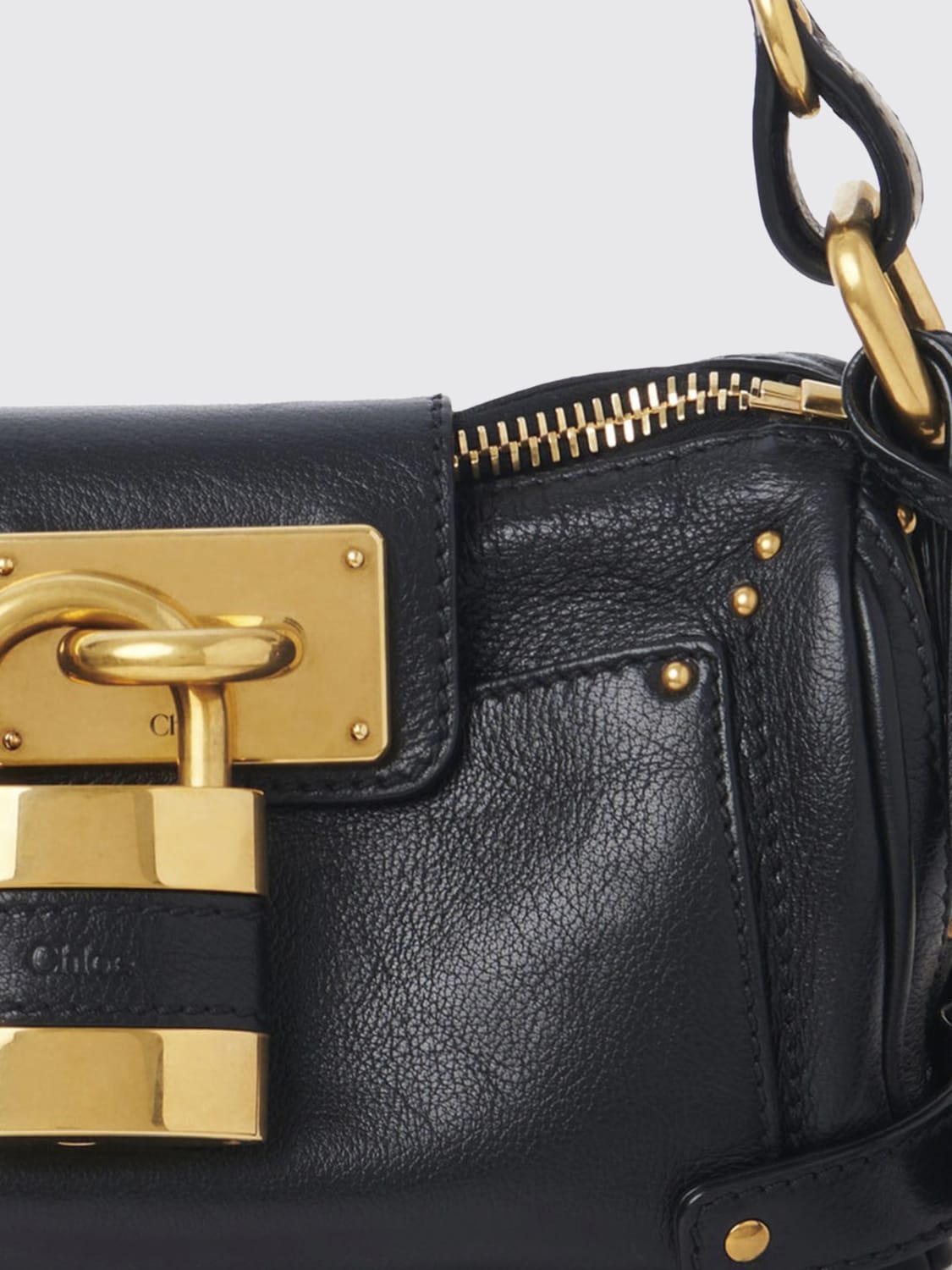 CHLOÉ MINI SAC: Sac porté épaule femme ChloÉ, Noir - Img 3