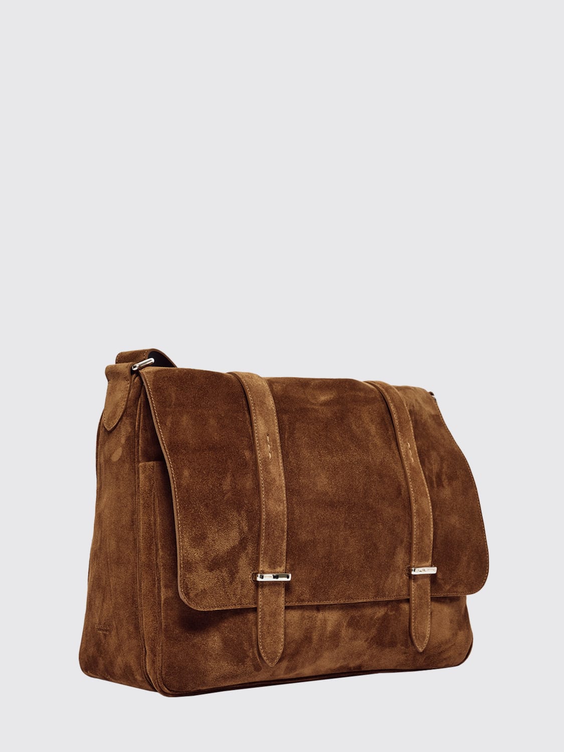 ORCIANI SHOULDER BAG: Bags men Orciani, Tobacco - Img 3