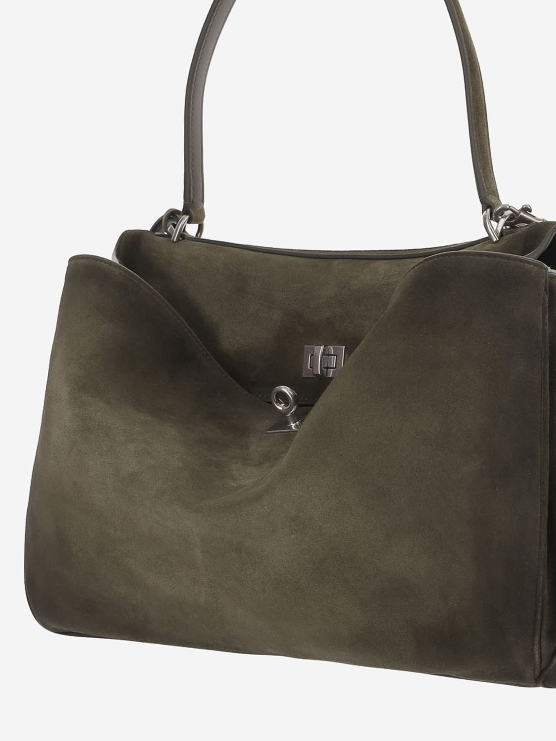 BALENCIAGA SAC PORTÉ ÉPAULE: Sac porté épaule femme Balenciaga, Kaki - Img 3