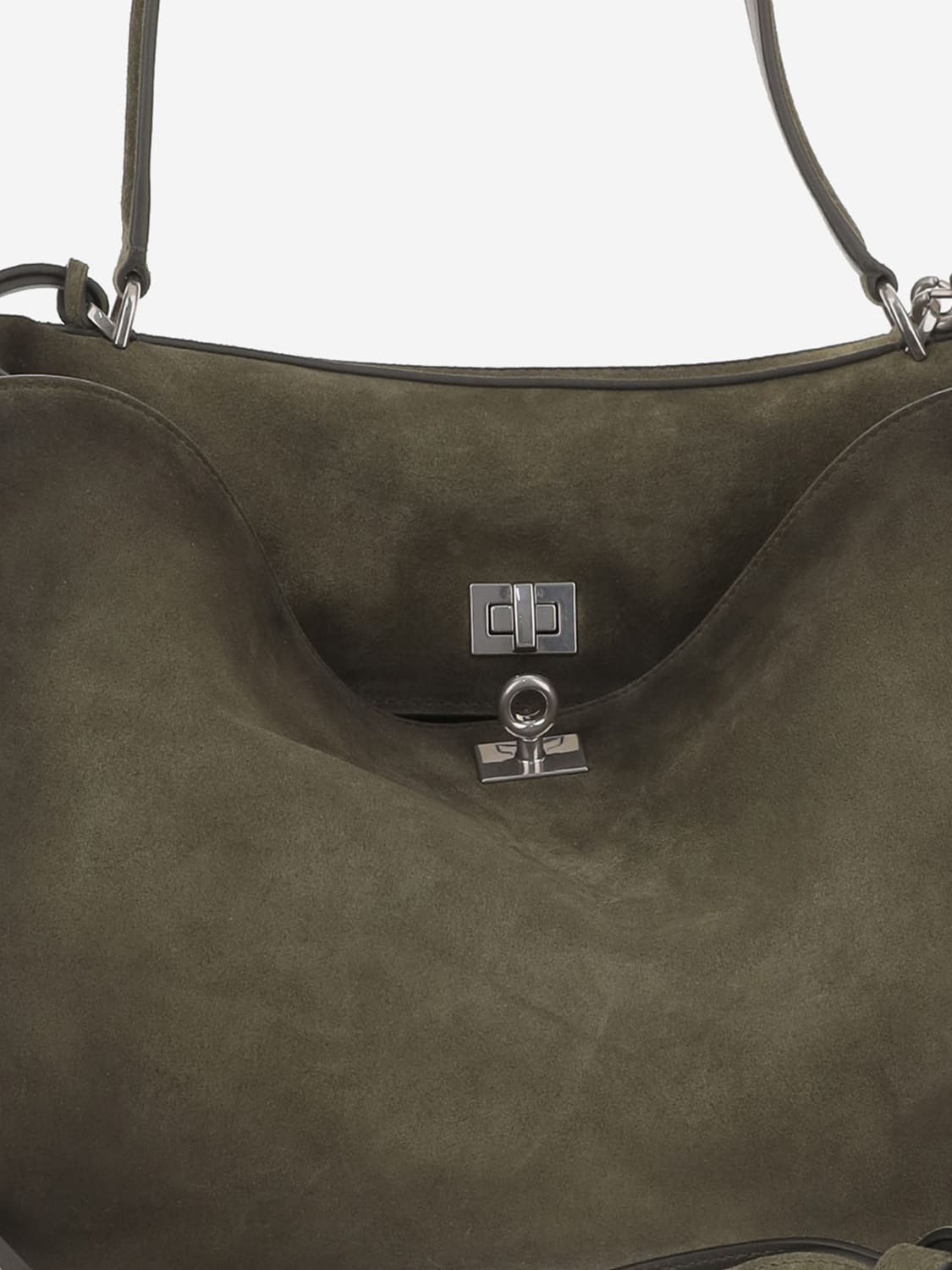BALENCIAGA SAC PORTÉ ÉPAULE: Sac porté épaule femme Balenciaga, Kaki - Img 4