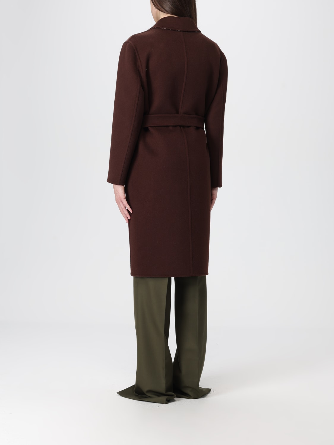 GUCCI COAT: Coat woman Gucci, Brown - Img 3