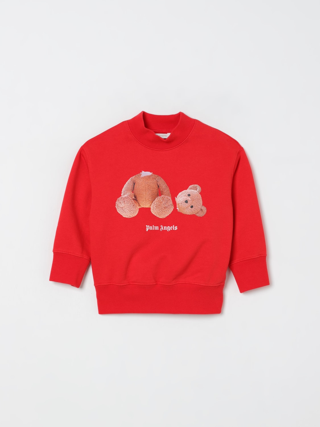 PALM ANGELS SWEATER: Sweater kids Palm Angels, Red - Img 1
