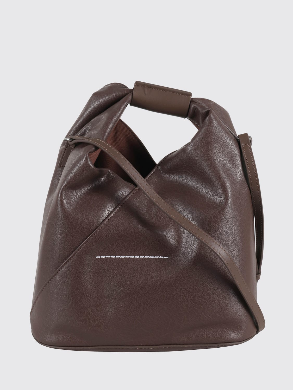 MM6 MAISON MARGIELA MINI BAG: Shoulder bag woman Mm6 Maison Margiela, Brown - Img 2