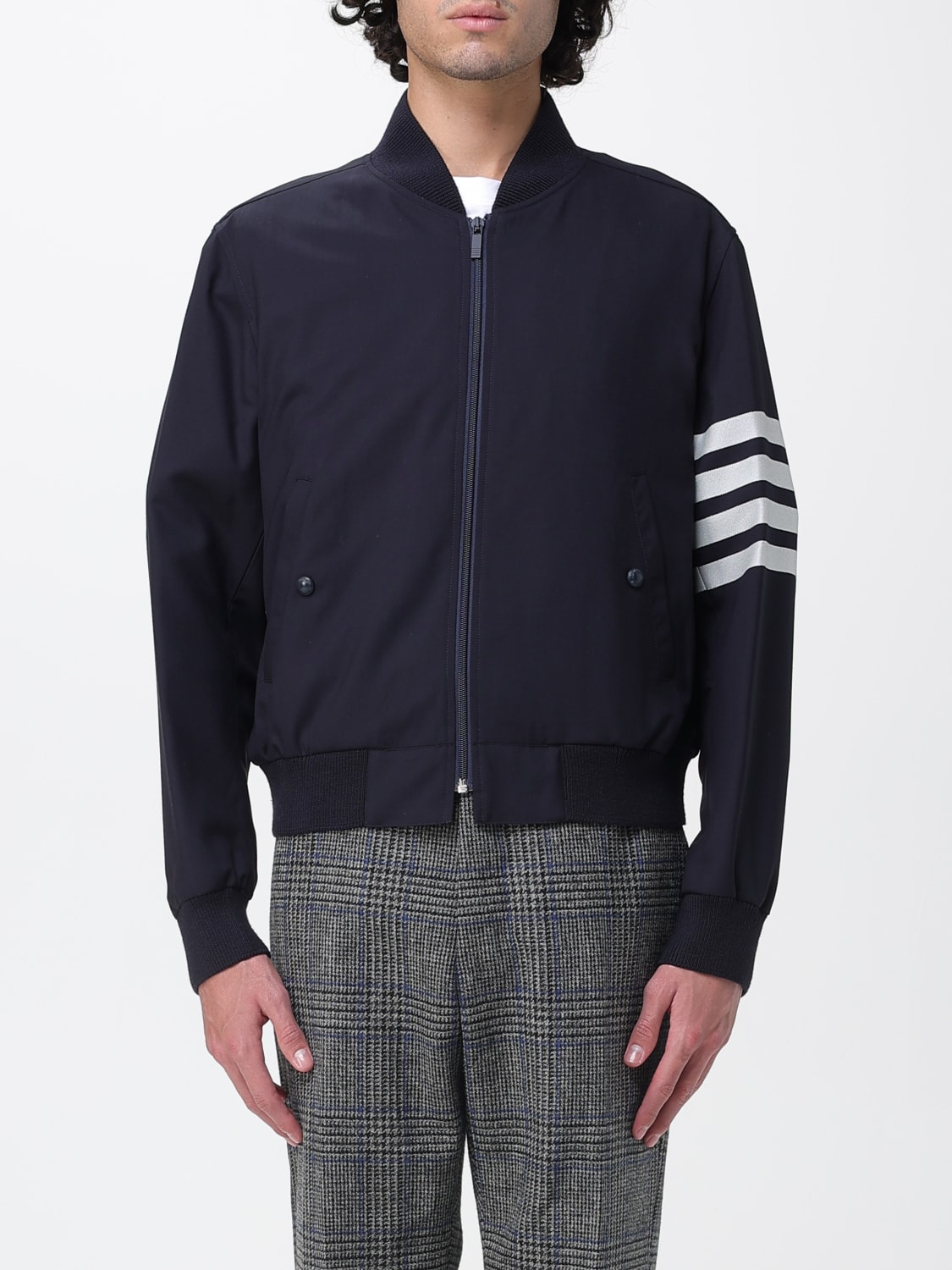 THOM BROWNE JACKET: Jacket men Thom Browne, Navy - Img 1